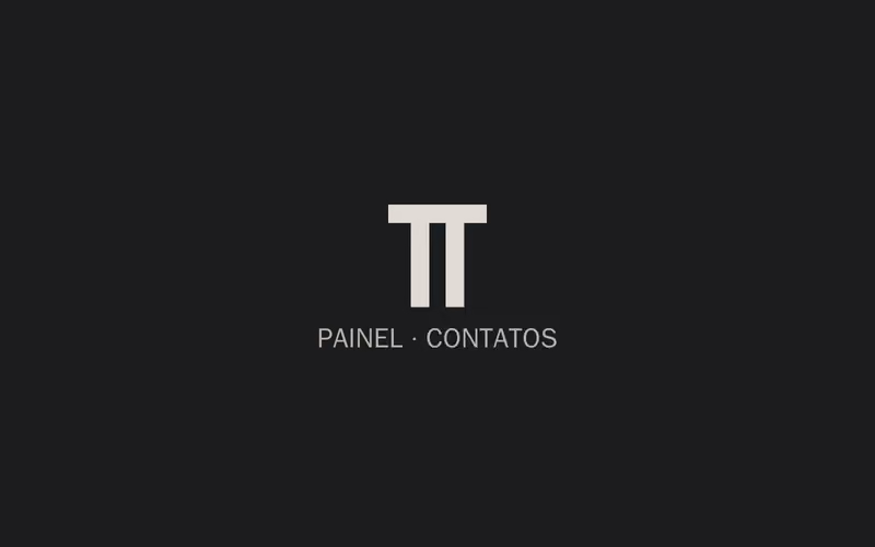 Painel administrativo, contatos recebidos pelo formulário