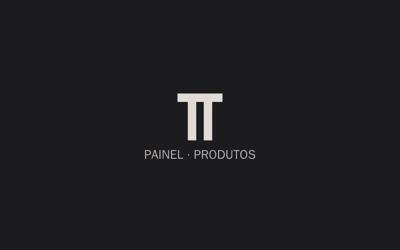 Painel administrativo, cadastro de produtos